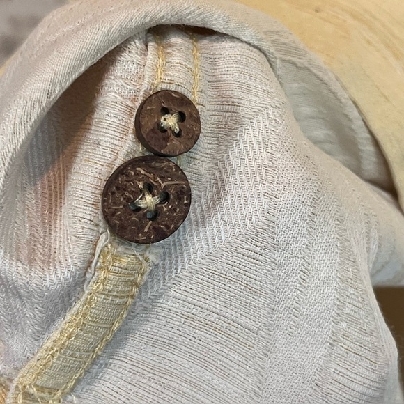 Island Shores 100% Washable Silk Pale Yellow Camp Shirt Sz L Beach Cruise Resort - Picture 12 of 16